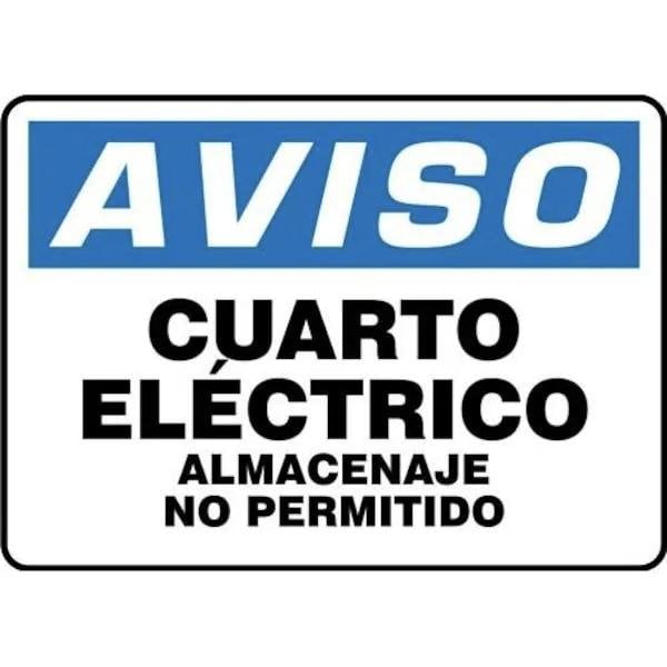 Accuform OSHA NOTICE ELECTRICAL Safety Sign SHMELC804XT SHMELC804XT - main